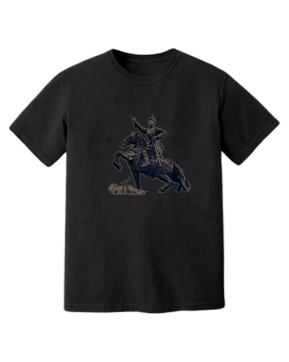 Sükhbaatar on the black tee